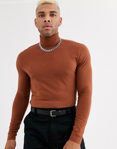 Коричневая водолазка Topman-Коричневый
