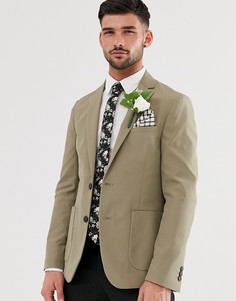 Легкий светло-бежевый блейзер Burton Menswear