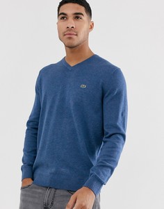 Джемпер с V-образным вырезом Lacoste-Синий