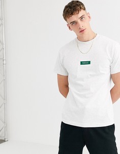 Серая футболка с вышивкой Parlez-Серый