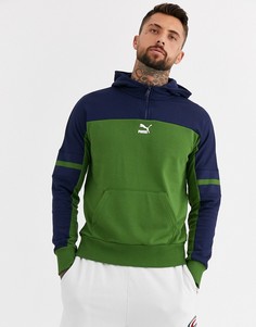 Темно-синий худи Puma XTG-Зеленый