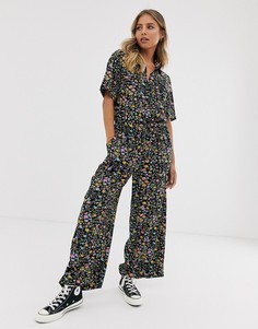 Комбинезон с цветочным принтом и широкими штанинами Levis Elsa-Черный Levis®
