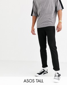 Черные джинсы-морковки ASOS DESIGN Tall-Черный
