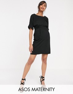 Платье мини ASOS DESIGN Maternity-Черный