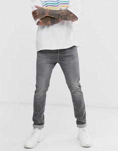 Светло-серые выбеленные суженные книзу джинсы Levis lo-ball 512-Серый Levis®