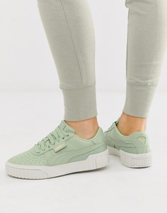 Зеленые кроссовки Puma Cali-Зеленый
