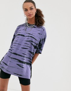 Oversize-футболка с принтом тай-дай ASOS DESIGN-Мульти
