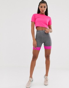 Топ с короткими рукавами ASOS 4505-Розовый