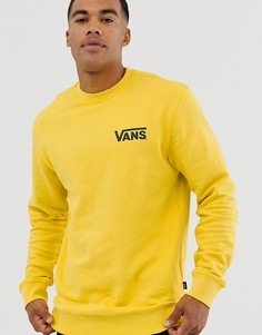 Желтый свитшот с логотипом Vans