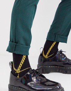 Короткие носки с принтом в стиле барокко ASOS DESIGN-Мульти