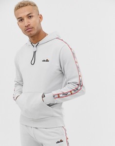 Светло-серый худи с затягивающимся шнурком ellesse Monterrey