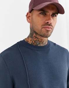 Синий джемпер с молниями River Island