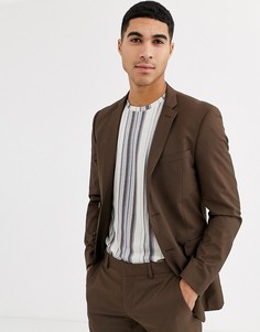 Облегающий пиджак Esprit-Светло-коричневый