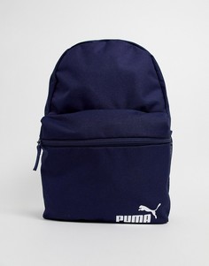 Темно-синий рюкзак с небольшим логотипом Puma Phase-Красный