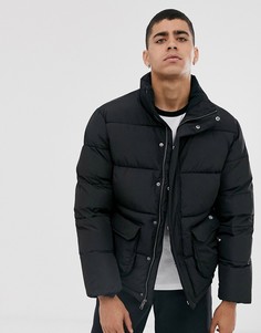 Черная дутая куртка Dickies - Olaton-Черный