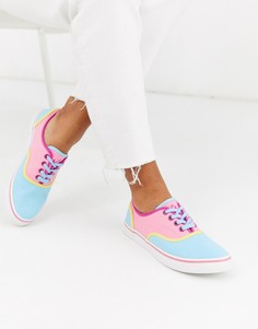 Низкие разноцветные кроссовки Y-R-U-Мульти YRU