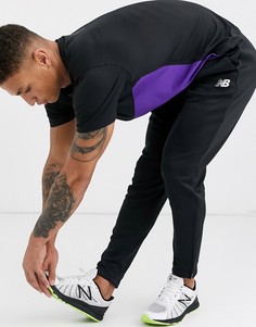 Черные зауженные джоггеры New Balance-Черный