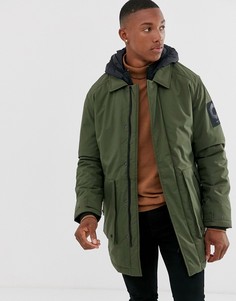 Зеленая парка Jack & Jones Core-Зеленый