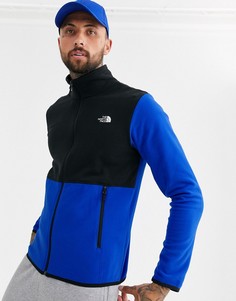 Синяя флисовая куртка на молнии The North Face TKA Glacier-Синий