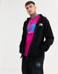 Черный худи на молнии The North Face Himalayan