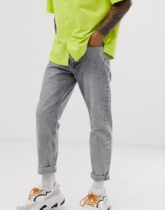Серые свободные джинсы Topman-Серый