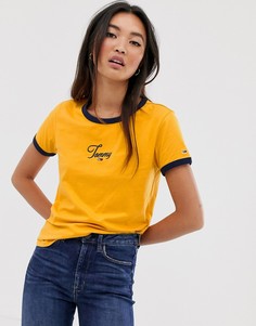 Футболка с окантовкой Tommy Jeans-Желтый
