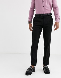 Черные узкие брюки Topman-Черный
