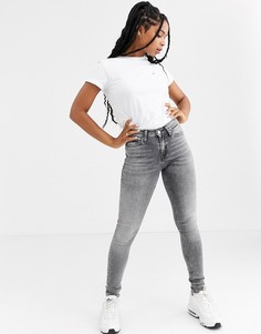 Джинсы скинни с классической талией Tommy Jeans Nora-Серый