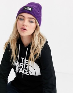 Фиолетовая шапка-бикини с отворотом и логотипом The North Face TNF-Фиолетовый