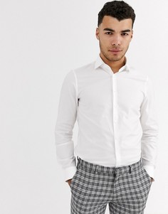 Приталенная рубашка Calvin Klein-Белый