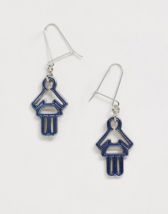 Серьги Benetton - diversity collection-Фиолетовый