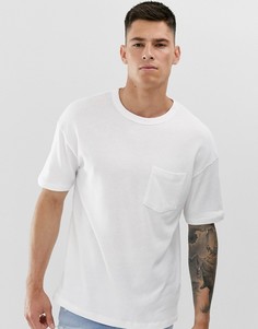 Белая футболка с логотипом и карманом Jack & Jones Core-Белый