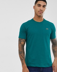 Зеленая футболка с логотипом Lacoste-Зеленый
