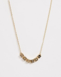 Ожерелье с подвеской \Badgal\" Skinny Dip-Золотой Skinnydip