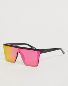 Розовые солнцезащитные очки Quay Australia hindsight-Розовый