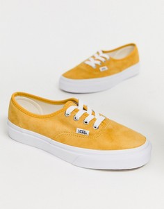 Кроссовки горчичного цвета Vans - Authentic-Желтый
