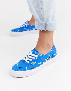 Кроссовки Vans X Vivienne Westwood - Authentic-Синий