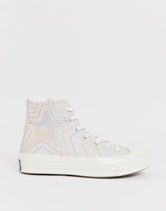 Высокие кеды с разноцветными звездами Converse Chuck 70-Мульти