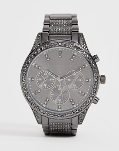 Часы с камнями ASOS EDITION-Серый