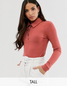 Топ-поло Glamorous Tall-Красный