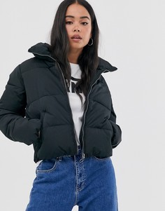 Черная дутая куртка Vans - Foundry-Черный