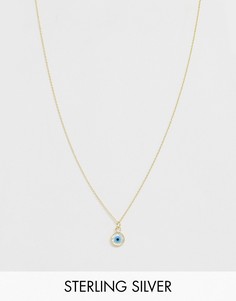 Ожерелье из позолоченного серебра с подвеской Kingsley Ryan-Золотой
