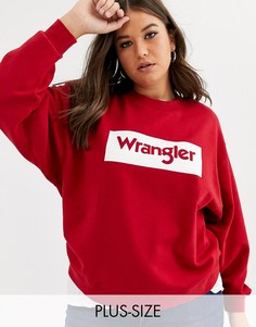 Свитшот с логотипом Wrangler plus-Красный