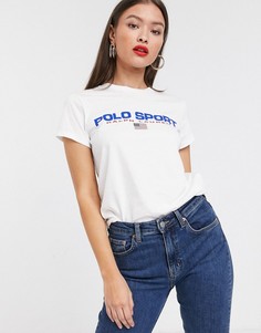 Футболка Polo Ralph Lauren sport-Белый