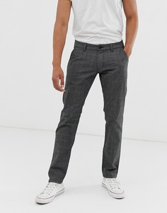 Узкие брюки в клетку Esprit-Серый