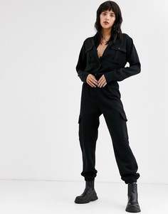 Черные спортивные штаны Weekday rolanda-Черный