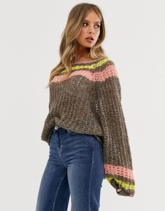 Джемпер Free People reach for the stars-Серый