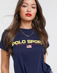 Футболка Polo Ralph Lauren sport-Темно-синий