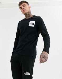 Черный лонгслив The North Face - Fine