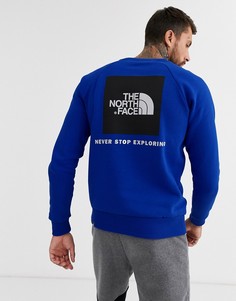 Синий свитшот The North Face Red Box